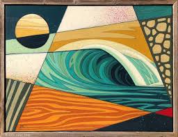 Art Portfolio By Erik Abel Original Paintings And Illustrations Retro Surf Art Art Retro Art