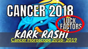 Most cancer signs have been called psychic at some point, and with good reason—cancer can often intuit relationships, ideas, and motivations before anyone has actually spoken. 2018 Cancer Horoscope Kark Rashi Lucky Colors Numbers Days Rudraksha Gemstone Moon Sign Youtube
