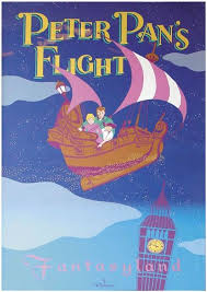Peter Pan S Flight Disneyland Paris Vintage Disney Posters Retro Disney Vintage Disneyland
