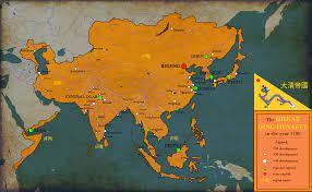 Eu4 mechanics guide > manchu update 1.29. Long Live The Qing A Map Of My Manchu Qing Game 1700 Eu4