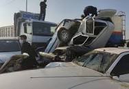 نتیجه تصویری برای تصادف زنجیره ای بهبهان