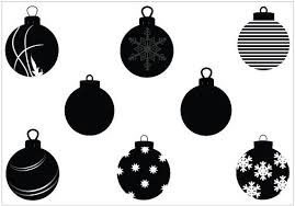 Christmas Ornament Clip Art Silhouette Silhouette Christmas Silhouette Christmas Ornaments Silhouette Cameo Christmas