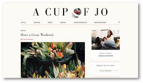 Design exemplars: A Cup of Jo | The Pubcast
