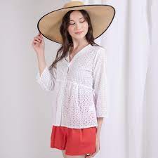 This item may not be on sale in france, uk, italy, belgium and switzerland. Blouse En Broderie Anglaise Colette 3 Suisses