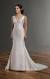 Elegant Simple Silk Wedding Dress