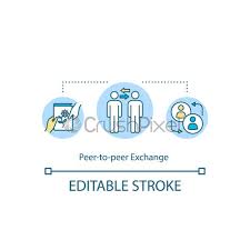 The only thing you need in order to trade there is the private key of your. Konzept Des Peer To Peer Austauschs Stock Vektorgrafi Crushpixel