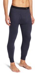 Duofold Mens Mid Weight Wicking Thermal Pant Navy Medium