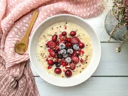 Schnelles Vanille Porridge Heavenlynn Healthy Rezept Fruhstuck Rezepte Fruhstuck Gesund Kochen Und Backen