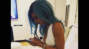 Search, discover and share your favorite kylie jenner blue hair gifs. Kylie Jenner Debuts New Bright Blue Locks Entertainment News The Indian Express
