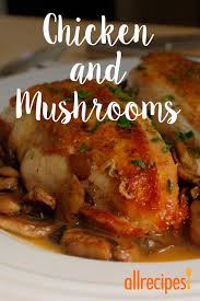 Chef John S Chicken And Mushrooms Recipe Good Healthy Recipes Stuffed Mushrooms Chicken Recipes