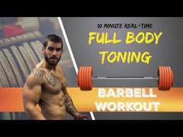 full body toning barbell workout