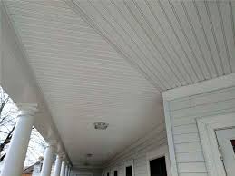 How to install vinyl siding mounting block after siding is on. Hospice Of North Iowa Installs New Steel Siding And Beaded Porch Ceiling Soffit System Midwest Construction Blog