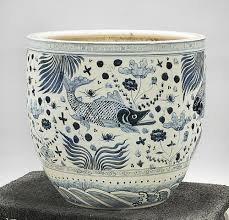 Our asian bowl set was carefully crafted with the mastery of skilled artisans, to offer you a veritable japanese experience. Chinese Blue And White Porcelain Fish Bowl Sold At Auction On 10th October Bidsquare