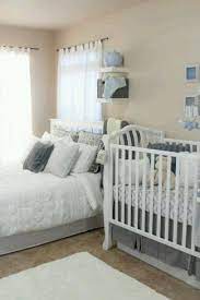 Pin By Alexia Duggins On Nursery Nursery Guest Room Combo Shared Baby Rooms Nursery Guest Room