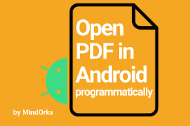 Maybe you would like to learn more about one of these? How To Open A Pdf File In Android Programmatically