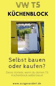 T5 Kuchenblock Kaufen Oder Bauen Kuchenblock Kuche Block Vw T5 Camper