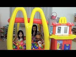 Mcdonalds Drive Thru Prank Giant Ball Pit Inflatable Pretend Playland Youtube Ball Pit Inflatable Mcdonalds Ball Pit