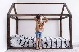 House beds are trending right now for toddlers and kids because they work with montessori style bedrooms, and are so easy to diy! Floor Bed For Toddlers 5 Benefits Of A Floor Bed