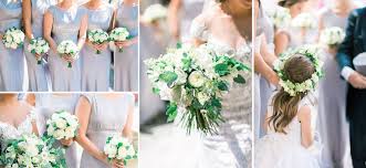 Collage of green foliage wedding bouquets. Amie Bone Flowers Luxury Wedding Flowers At Botleys Mansion Chertsey Surrey Blog