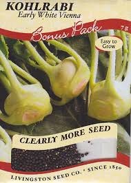 Early White Vienna Kohlrabi Seeds