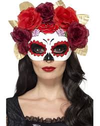 Coloriage têtes de mort du mexique sur hugolescargotcom. Deguisement Catrina Costume De Tete De Mort Mexicaine Funidelia