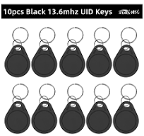 Trovatore Chiavi Portachiavi RFID UID - 30 Pezzi Riscrivibili Per Controllo  Accessi Lettore Rfid