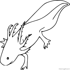 Parents and teachers, did you know that we have an app? Axolotl Coloring Pages Coloringall