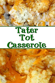 You can't go wrong with this breakfast casserole. Easy Tater Tot Casserole Recipe Cook Eat Go