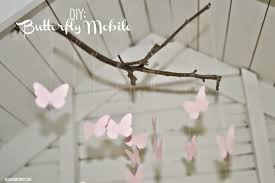 These butterfly chandelier mobile are so fabulous and will add spring breeze to your room butterfly chandelier mobile tutorial via megity's handmade. Diy Butterfly Mobile For The Playhouse Aka Chymecindy