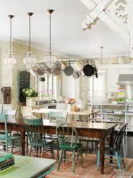Mix N Match Kitchen Chairs English Cottage Style Country Kitchen Green Painted Furniture