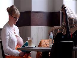 Casey Deluxe soon-mom topless bounce