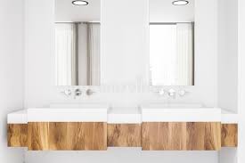 See more ideas about sink, wood sink, wooden bathroom. Close Up Of Wooden Bathroom Sinks Stock Illustration Illustration Of Faucet Mirror 151080275