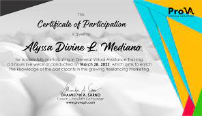 Alyssa Divine L. Mediano  Virtual Assistant - Myprofile