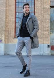 Black is the most versatile choice, able to go with any trouser colour or style. Grey Jeans With Black Chelsea Boots Outfits For Men 115 Ideas Outfits Lookastic