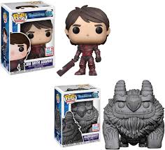 Funko Pop Tv Trollhunters 2017 Fall Exclusive Bundle With Stone Aaarrrgghh 470 And Jim With Armor 466 2 Items In 2020 Funko Funko Pop Toy Collection
