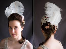 Looking for some daring hairstyles for medium hair? V54 How To Create A Simple 18th Century Pouf