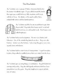 This Unit Pack Includes The Following Materials To Teach The First American Powhatan Indians Of The Eastern Woodl Eastern Woodlands Powhatan Indians Powhatan