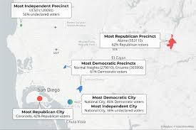 Normal heights neighborhood in san diego, california (ca), 92104, 92105, 92116 detailed profile The Bluest And Reddest San Diego S Party Strongholds