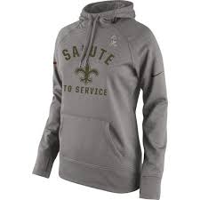 New Orleans Saints Sweatshirts Saints Hoodies Saints Nike Sweatshirt Zip Hoody Fleece Performance Hoodie Nike Women Salute To Service