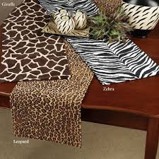 Safari Animal Print Table Runners Printed Table Runner Safari Theme Party Animal Print Party