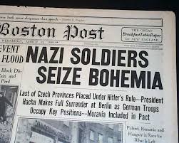 Insensibly one begins to twist facts to suit theories, instead of theories to suit facts. Bohemia Moravia Occupation Adolph Hitler Slovakia 1939 Pre Wwii Old Newspaper Ebay