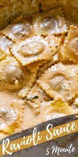 5 Minute Ravioli Sauce Ravioli Sauce Recipes Ravioli Sauce Recipe