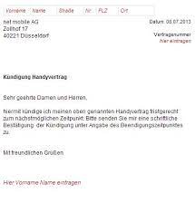 Kündigung arbeitsvertrag muster kostenlos herunterladen inkl. Net Mobile Ag Kundigungsschreiben Zum Download