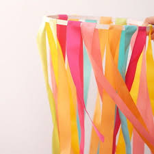Ribbon Ceiling Decoration Ribbon Mobile Diy Ribbon Creative Party Ideas