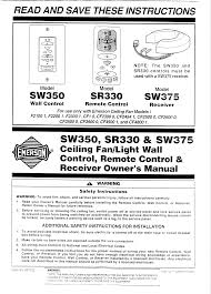 You are free to download any emerson remote control manual in pdf format. Sr330 Fan Controller User Manual Emerson Electric Co