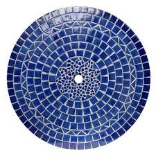 Round Mosaic Table 90 Cm Mosaic Table Mosaic Table Top Designs Mosaic Patio Table