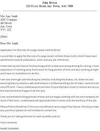 A job application letter is sent or uploaded with a resume when applying for jobs. Cover Letter For Driving Job Tablon