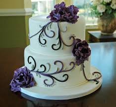 Black And Silver Wedding Cake Ideas Modern Romantic Black Purple Silver White Country Club Country Fall Flowers Fondant Garden Histo Silver Wedding Cake Purple Wedding Cakes Country Wedding Cakes