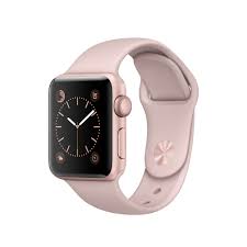 Apple Watch Caja De Aluminio En Oro Rosa Y Correa Deportiva Rosa Arena Apple Es Rosa Relojes De Oro Apple Watch Correas Bandas De Reloj
