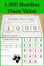 Free 1 000 Number Place Value Homeschool Math Learning Math Place Values